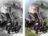 Historic St Davids RNLI photograph brought to life for charity 200th 