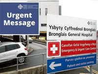 Patients urged to stay away as two hospitals face 'critical pressures'