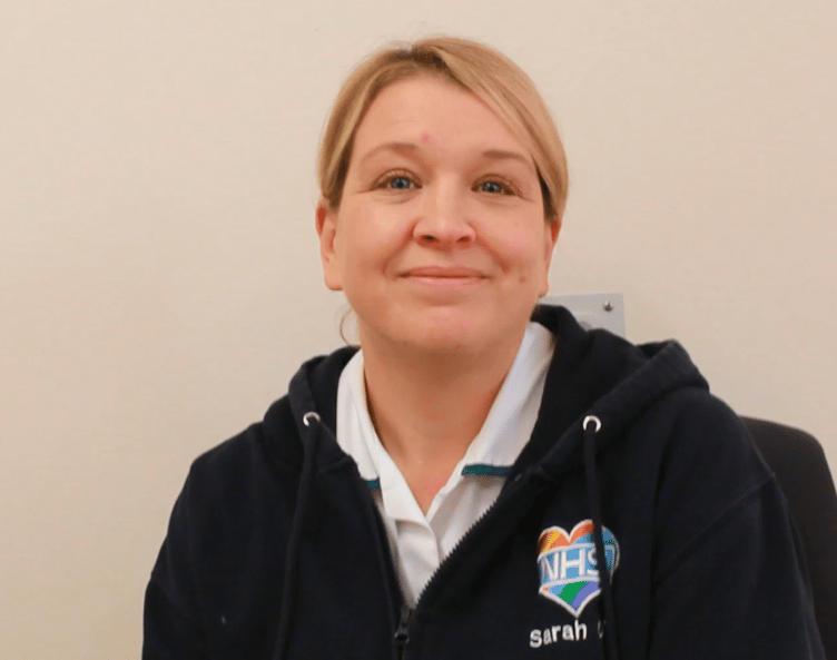 Occupational therapist Sarah Collins