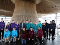 College students gather at Senedd for Renewable Energy Competition