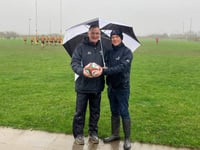 St Davids RNLI supports rugby memorial