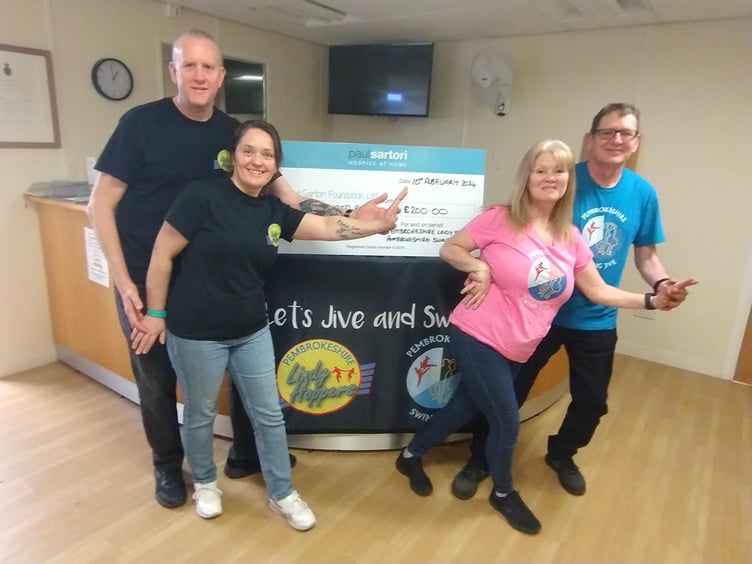 Lindy Hoppers Paul Sartori donation