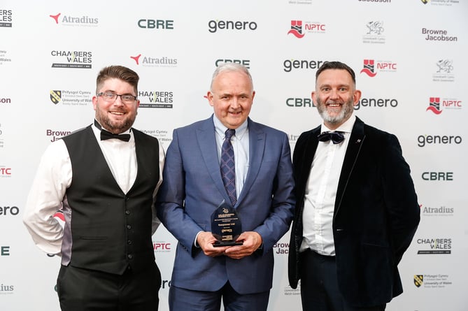Genpower Ltd, winners of the B2C Customer Commitment Award in the Wales Business Awards 2023