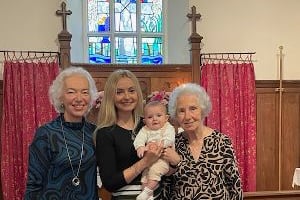 Four generations at East Williamston Church