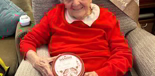 Molly, 100, still raises church funds