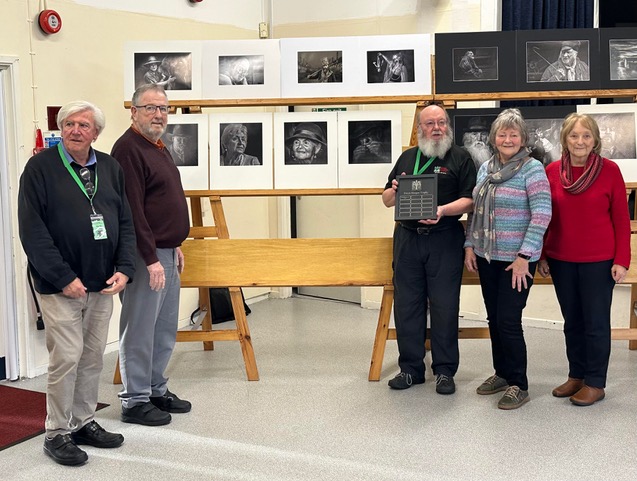 Tenby being awarded the Gwyn Morgan Trophy at the Memorial Competition
