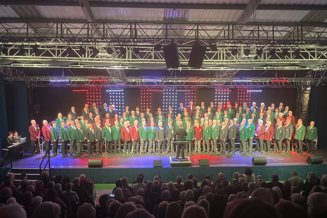 Massed Choirs at Folly Farm St David's Day Concert