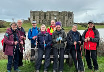 Steps2Health walkers have fun in Pembrokeshire despite rainy February