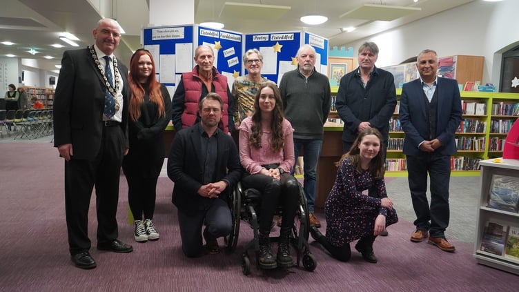Haverfordwest Library played host to the Poet Laureate Library Tour for 2024