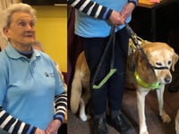 Carew WI welcomes Eva Rich and Guide Dog Nancy
