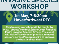 Invasive Species Workshop at Haverfordwest