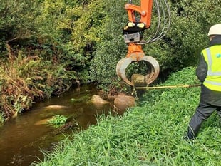 Cleddau River benefits from two river habitat restoration projects