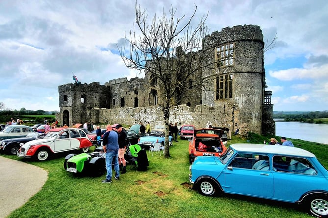 Carew Castle Car Show