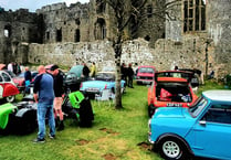 Classic car extravaganza returns to Carew Castle this Bank Holiday
