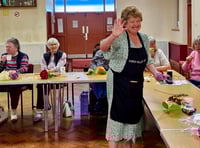 Carew Village Shop’s Jayne and Chloe thanked by WI members
