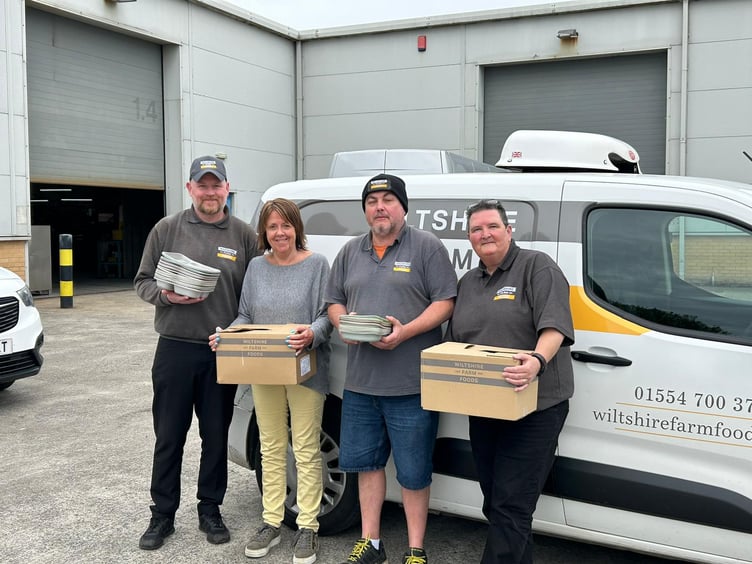 Wiltshire Farm Foods Carmarthen team