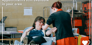 Over 400 blood donation appointments available in Pembrokeshire