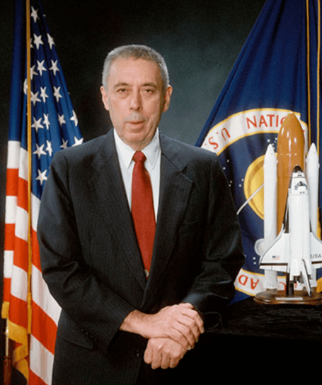Welsh-American George Abbey was a giant os space flight
