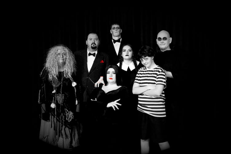 Saundersfoot Footlights present The Addams Family at the Regency Hall, May 27 - June 1.