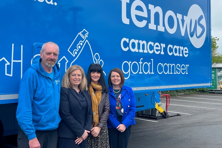 Ashmole & Co partners visit Tenovus Cancer Care mobile unit
