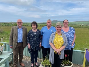 Local MS Visits Shalom House