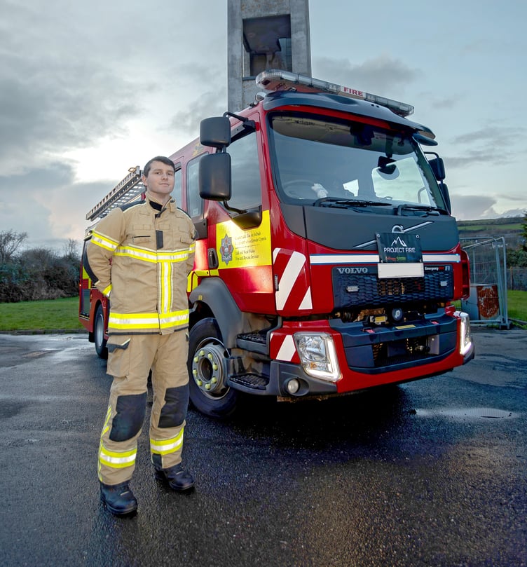 Kidwelly On-Call Firefighter Rhys Fitzgerald
