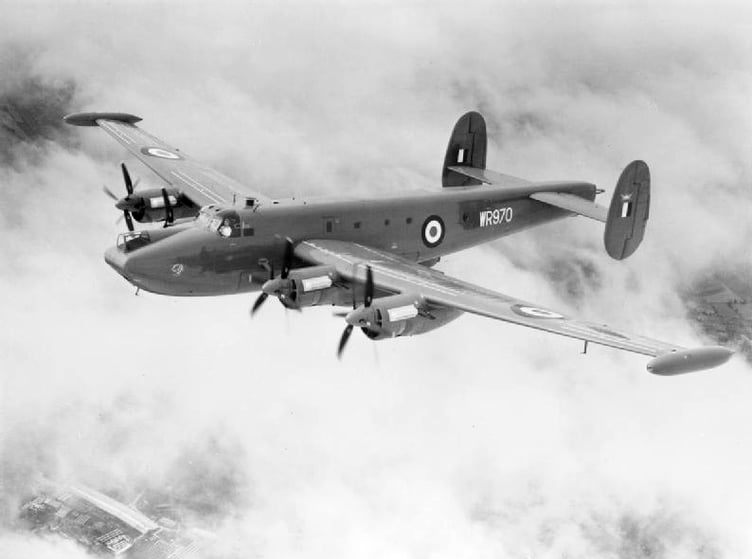 Avro Shackleton MR3 in flight c1955