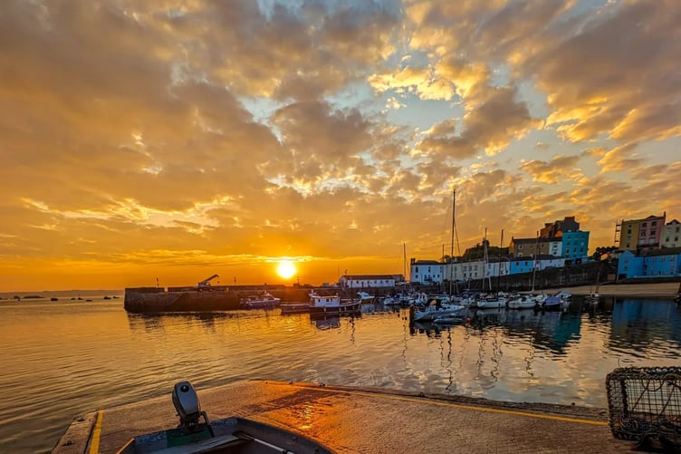 Tenby harbour from the Mayor’s Slip