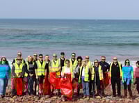 Pembrokeshire beach clean unites local businesses and volunteers 
