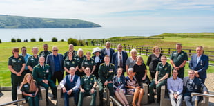 Ambulance staff celebrate long service at Cliff Hotel