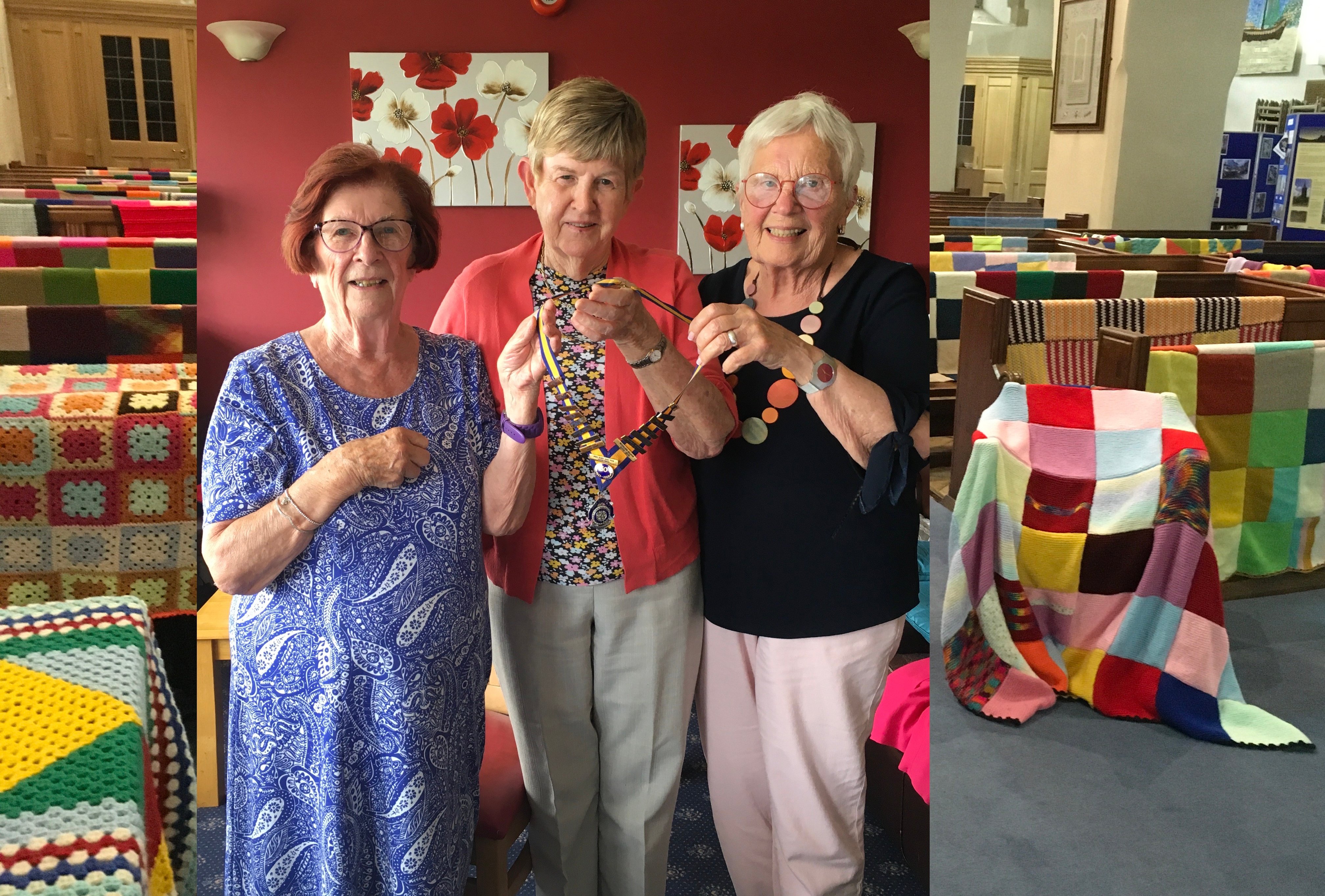 Blankets knitted at Pembroke are headed for Ukraine pembroketoday.co.uk