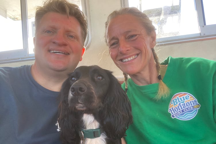 Ollie and Emma-Mary with Ariel