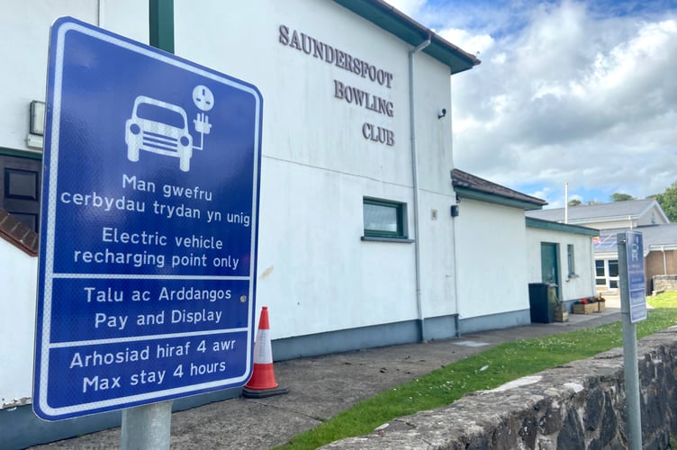 EV charging Saundersfoot