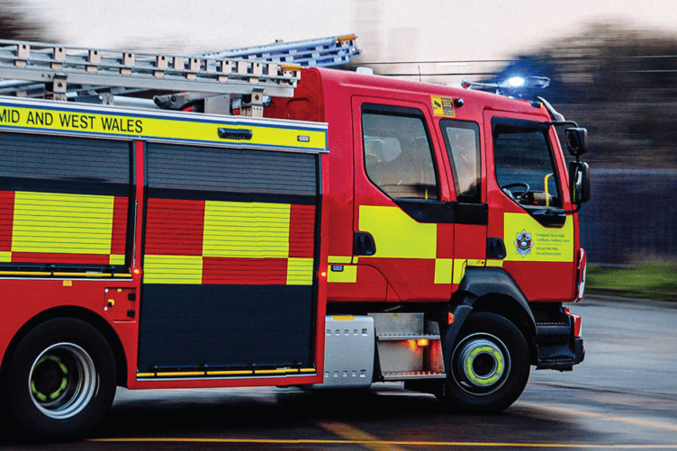 Mid and West Wales Fire Engine