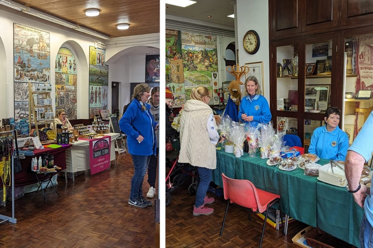 Scenes from a previous Lions Club Craft Fair at Pembroke