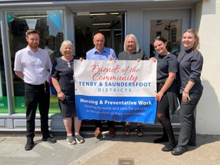 £750 boost for Tenby and Saundersfoot Friends of the Community charity