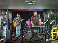 Two bands at Crymych Cancer Research Wales Community Fundraiser Gig 