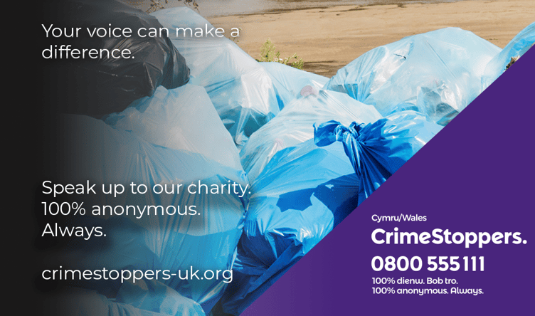 CrimeStoppers waste crime poster