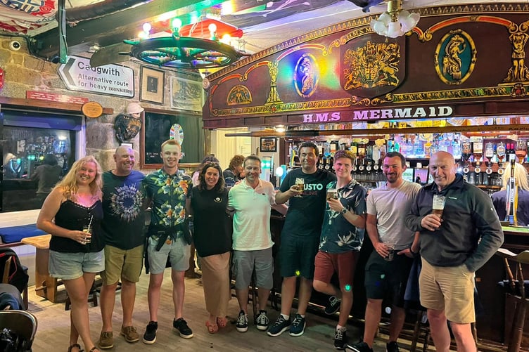 Cruiser Sailing: Pembrokehire Yachties enjoying their time in the Scilly Isles last week.