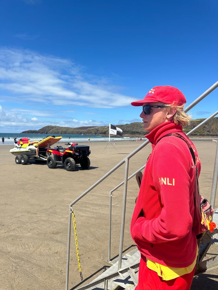 Lifeguard Jake Rogers