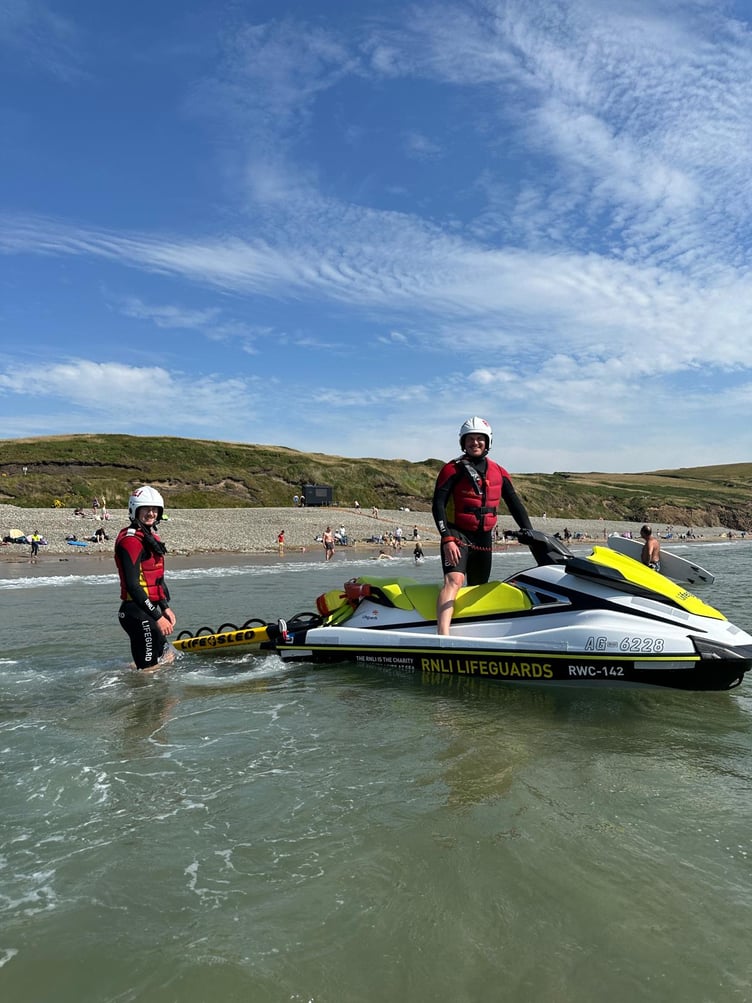 Newgale RNLI lifeguards