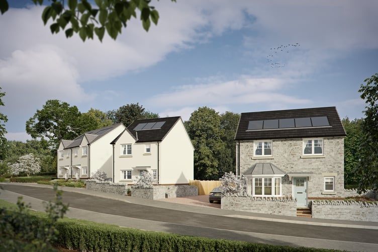 Augustus Grange street scene 2 - CGI of Augustus Grange