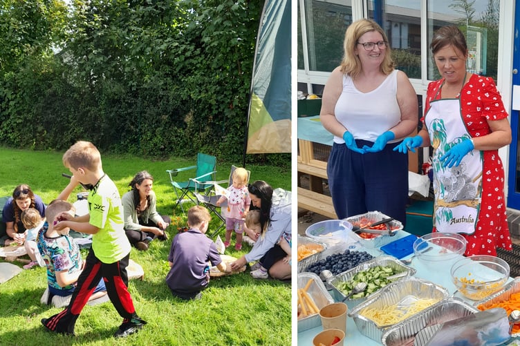 Pembrokeshire County Council’s Early Years Integration Team ran some family fun sessions in Tenby