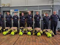 Pembrokeshire firefighter Euros retires after 45 years of service