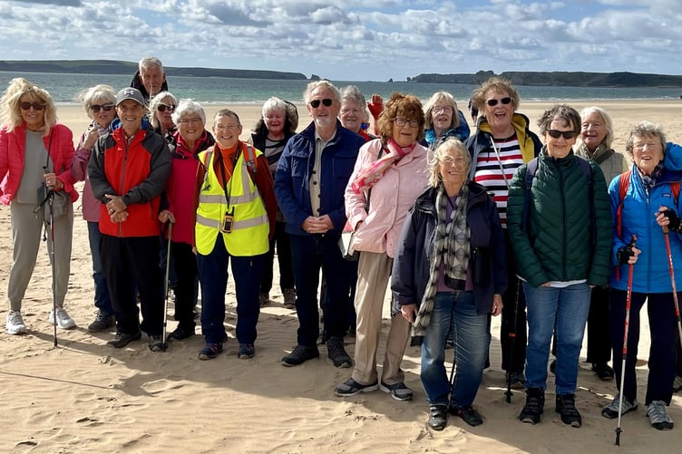 Steadies at South Beach, Tenby on September 14