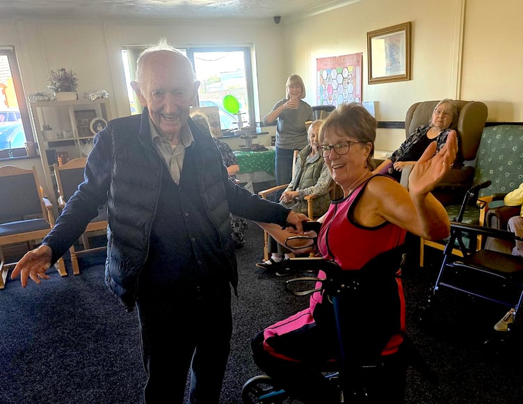 The coffee morning at Pembroke Haven Residential Home raised £260 for Macmillan Cancer Care