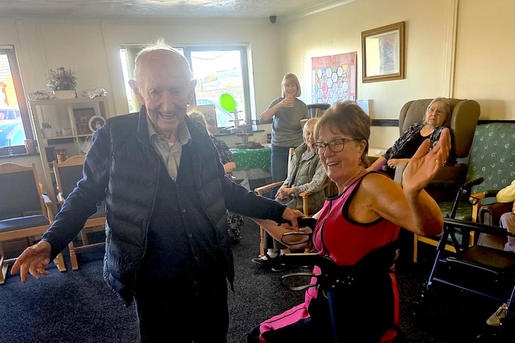 The coffee morning at Pembroke Haven Residential Home raised £260 for Macmillan Cancer Care