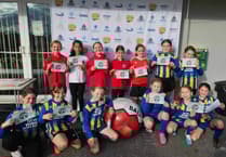 Stepaside School joins Kilgetty AFC Centenary Fair Trade Cup