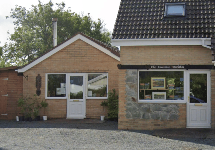 Lovespoon Workshop, Cold Inn near Kilgetty in Pembrokeshire