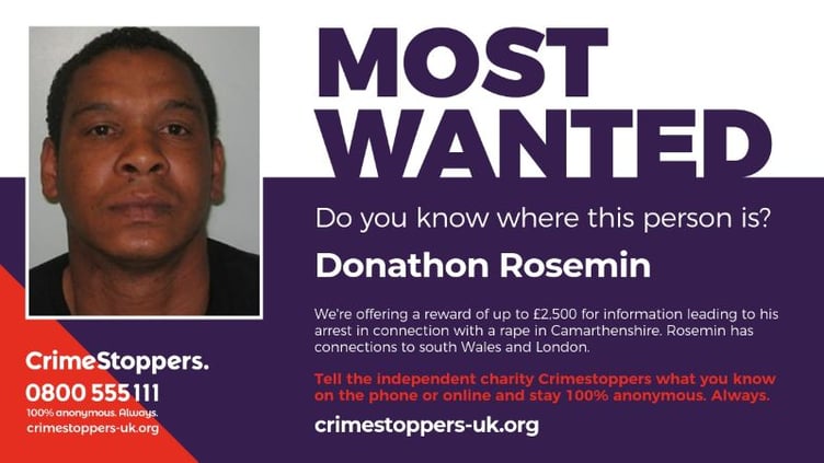 Donathon Rosemin - wanted